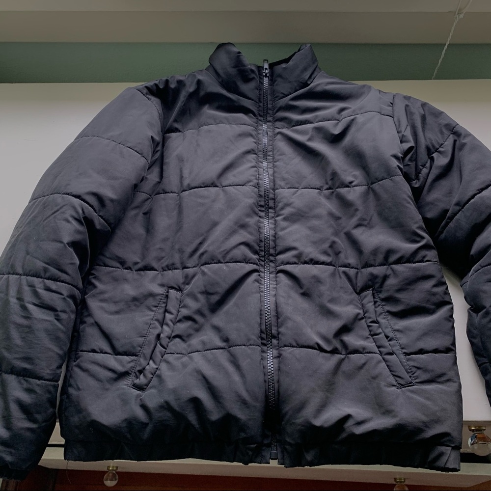 Forget 21 black puffer jacket.